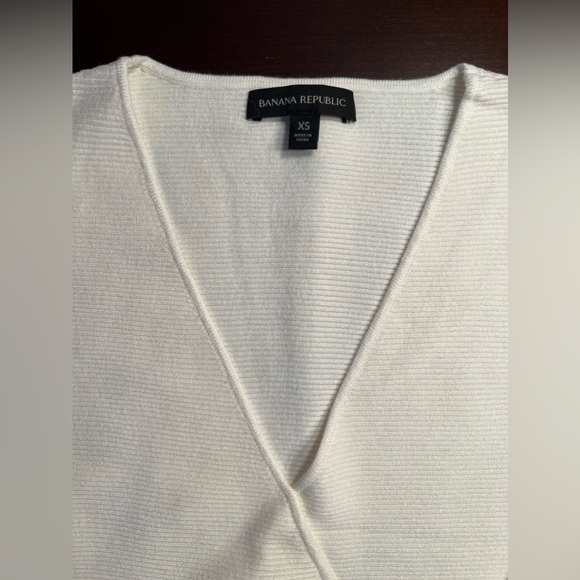 NWOT Rina Wrap Front Dress BLACK Banana Republic Sz XS - Picture 4 of 7